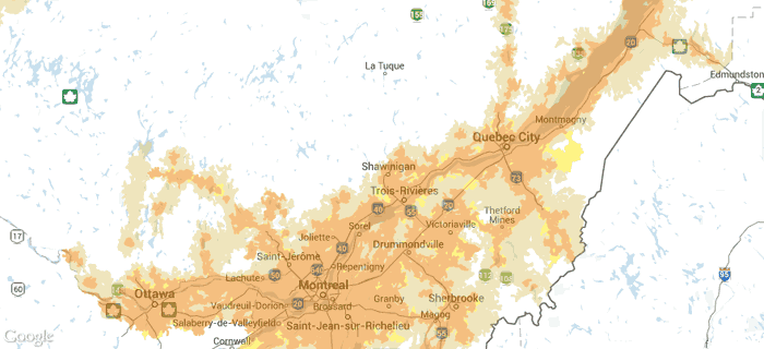 Couverture réseau de Fizz