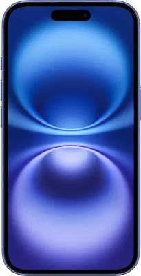 Vue de face de iPhone 16 Plus