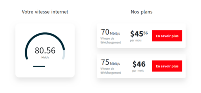 <strong>Test de vitesse Internet</strong>
